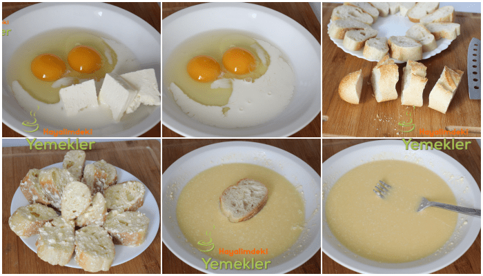 peynirli yumurtalı ekmek tarifi