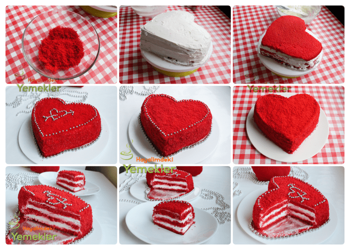 resimli kalpli pasta nasıl yapılır