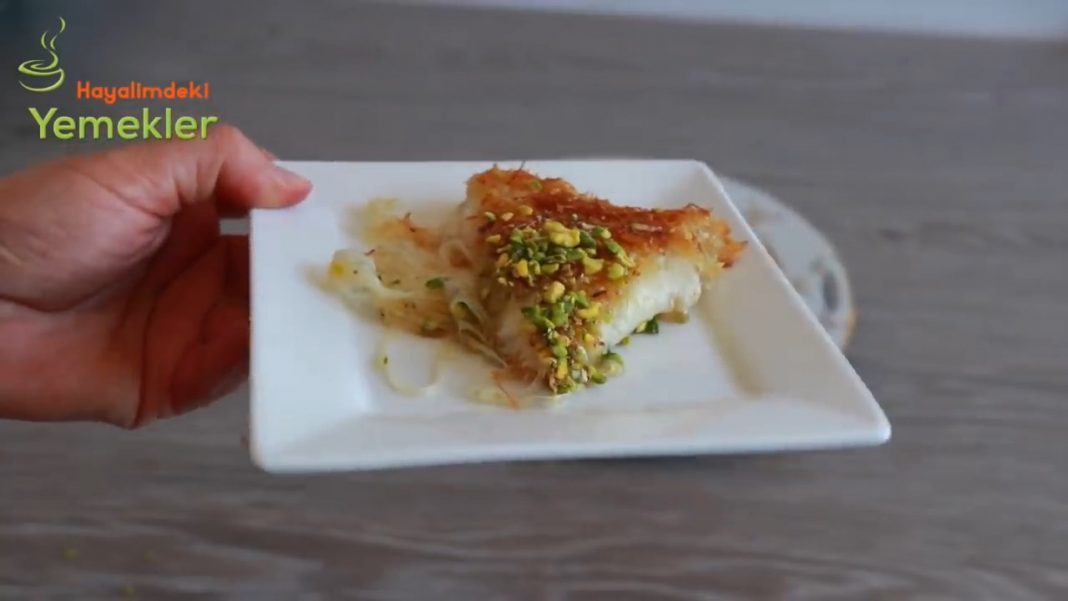 PÜF NOKTALARIYLA EVDE KÜNEFE YAPIMI Resimli Yemek Tarifleri